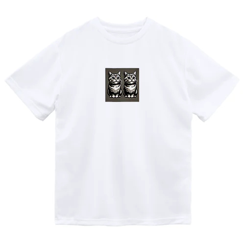 双子座の猫 Dry T-Shirt