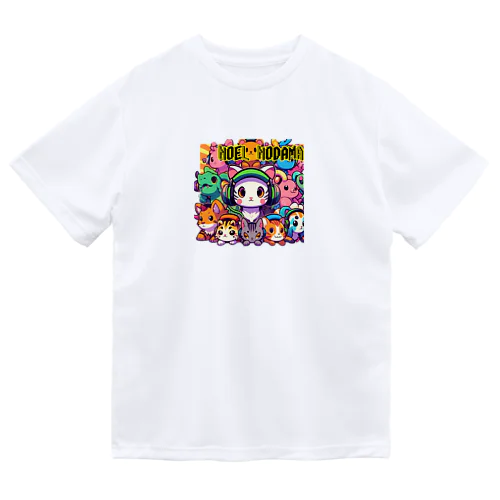 にゃんアニマル軍団 ドライTシャツ