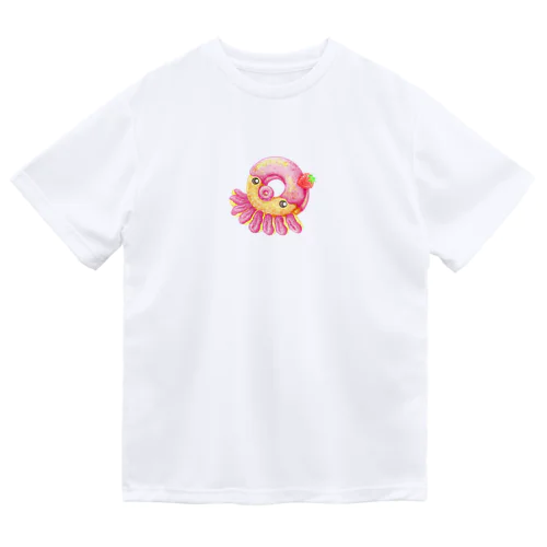 シ―フードアニマル　ドーナツタコ ドライTシャツ