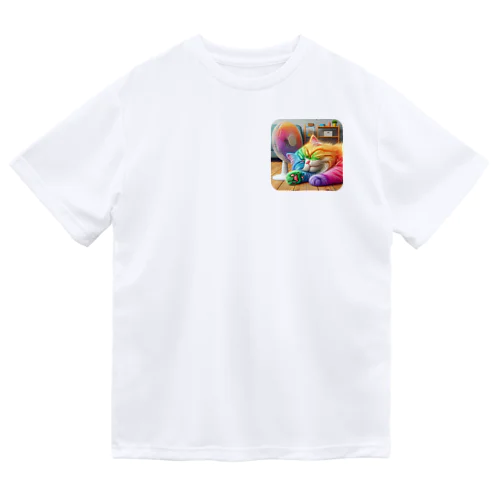 眠りネコ Dry T-Shirt
