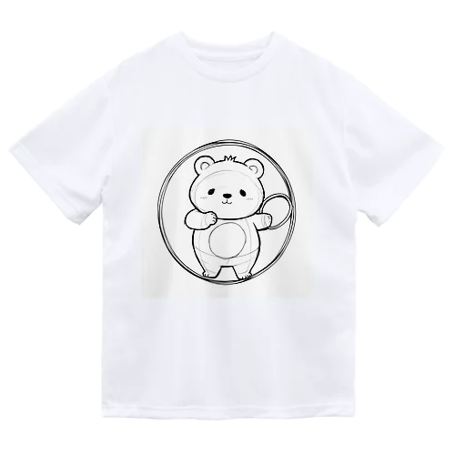 かわいいクマ ドライTシャツ