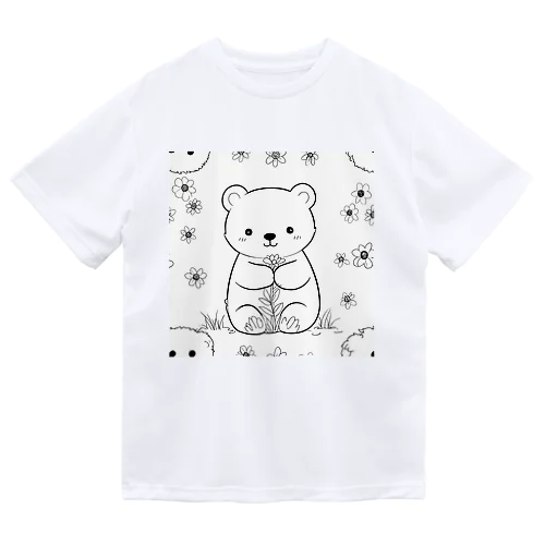 かわいいクマ ドライTシャツ