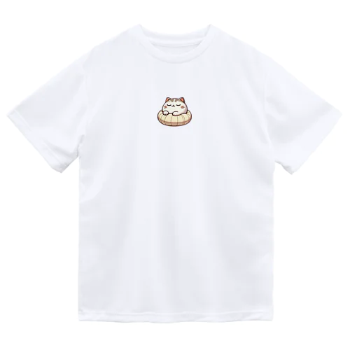 かわいい猫の眠りまる Dry T-Shirt