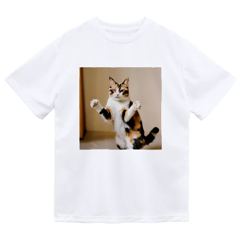 三毛猫 ドライTシャツ