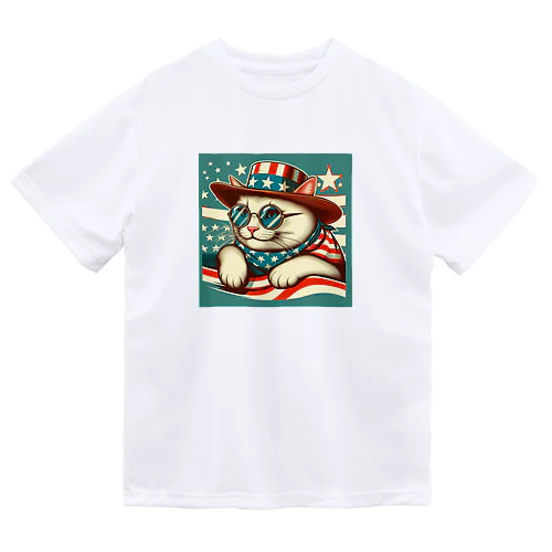 アメリカ横断ウルトラクイズ猫 Dry T-Shirt