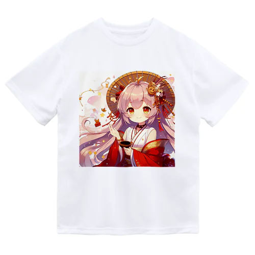 可愛い女の子の恵比寿 ドライTシャツ