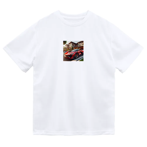 かっこいい赤いスポーツカー Dry T-Shirt