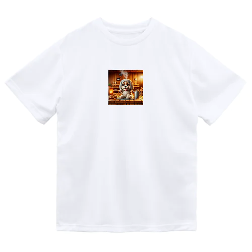 わんこがサウナ Dry T-Shirt