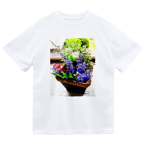 GARDEN FLOWER BASKET ドライTシャツ