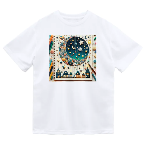 夜空の煌き✨ ドライTシャツ