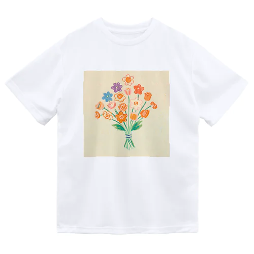 お絵描き花束 ドライTシャツ