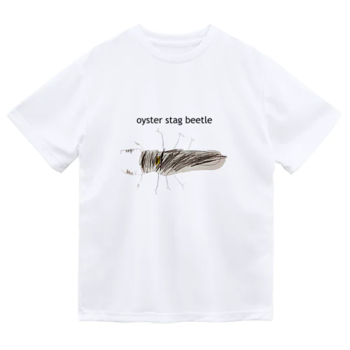 oyster stag beetle ドライTシャツ