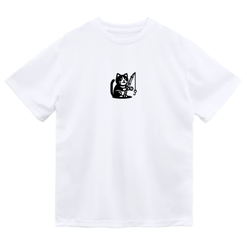 釣り猫 Dry T-Shirt