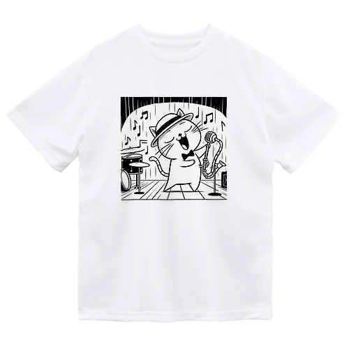 ジャズボーカルキャット Dry T-Shirt