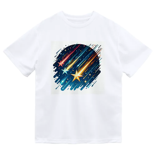 3つの流れ星 Dry T-Shirt