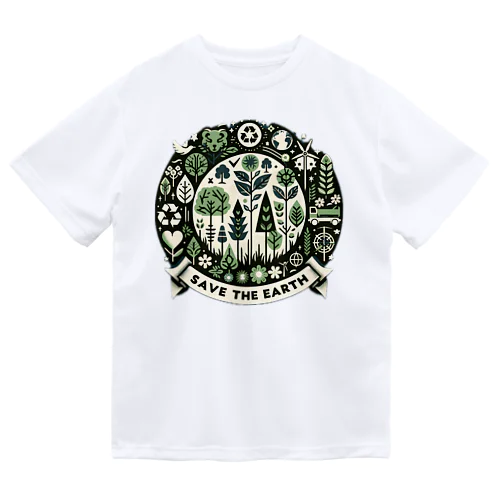 SAVE THE EARTH ドライTシャツ