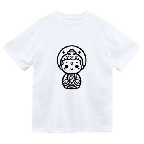 かわいい菩薩のシンプルイラスト ドライTシャツ