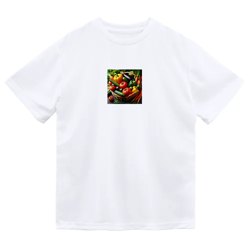 新鮮な野菜 ドライTシャツ