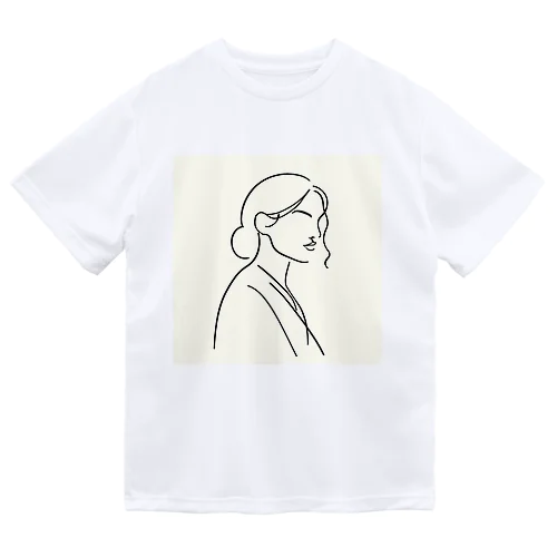 一筆書き風アート3 Dry T-Shirt