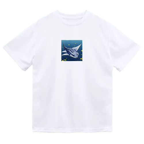 ドット絵ノコギリザメ Dry T-Shirt