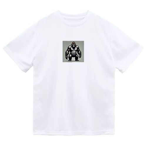 ドット絵ゴリラ ドライTシャツ