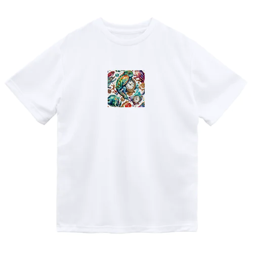 Fantastical　Chameleon ドライTシャツ