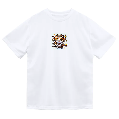 忙しそうな猫2 ドライTシャツ