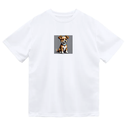 ドット絵ポチ ドライTシャツ