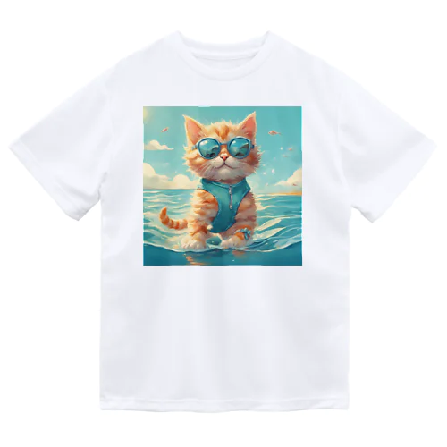 海の子猫 ドライTシャツ