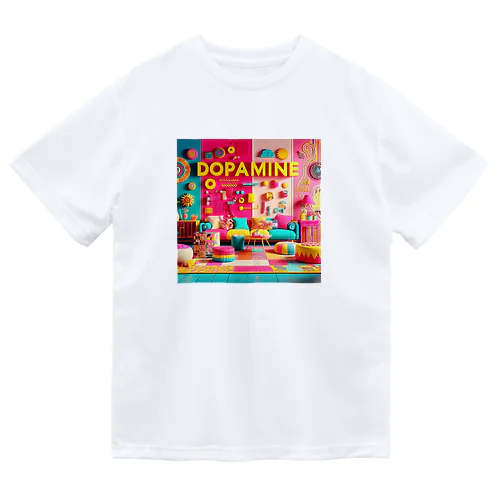 ドーパミンデコールの色彩美学 ドライTシャツ