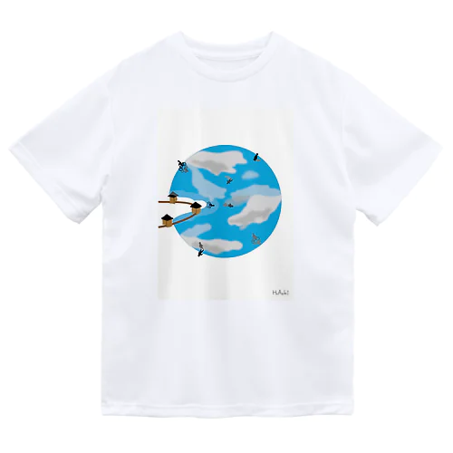 水たまりの地球 Dry T-Shirt