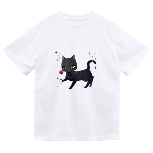 黒猫ちゃん Dry T-Shirt