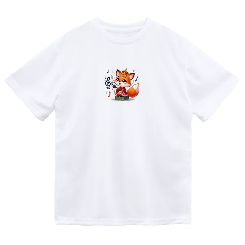 歌うキツネの王子さま ドライTシャツ