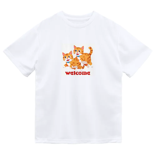 なかよしトラ猫兄弟たち ドライTシャツ