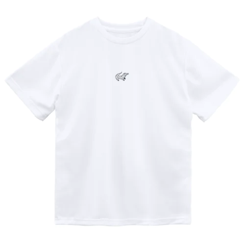 ワニシリーズ2白黒のワニ Dry T-Shirt