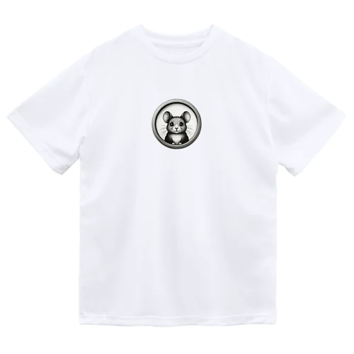 窓から覗くネズミちゃん Dry T-Shirt