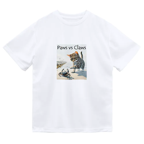 Paws vs Claws サバトラ Dry T-Shirt