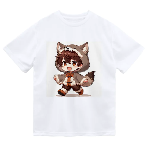 オオカミのオウカくん ドライTシャツ