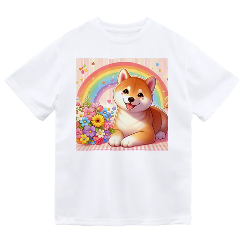 夢の中の柴犬 Dry T-Shirt