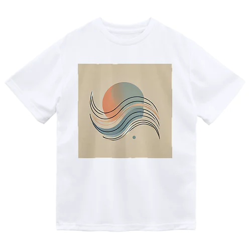 風の流れ ドライTシャツ