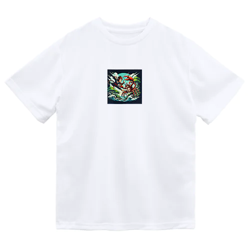 猿蟹合戦 Dry T-Shirt