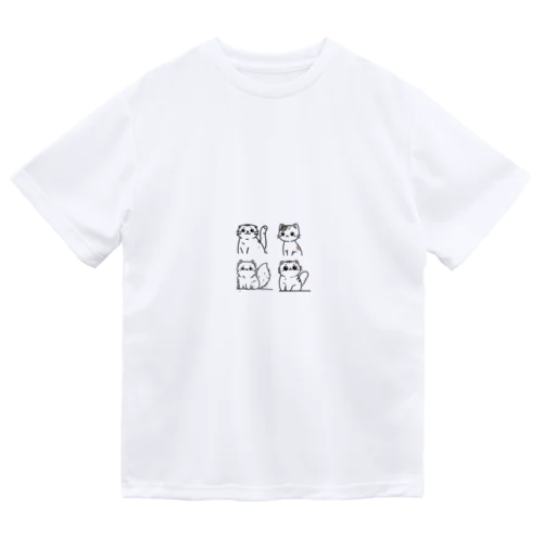 にゃんこの仲間たち Dry T-Shirt