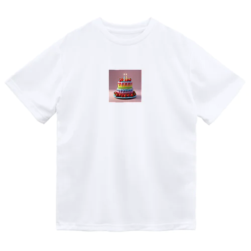 レインボーケーキ Dry T-Shirt