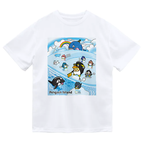 Penguin Island / ペンギンアイランド ドライTシャツ