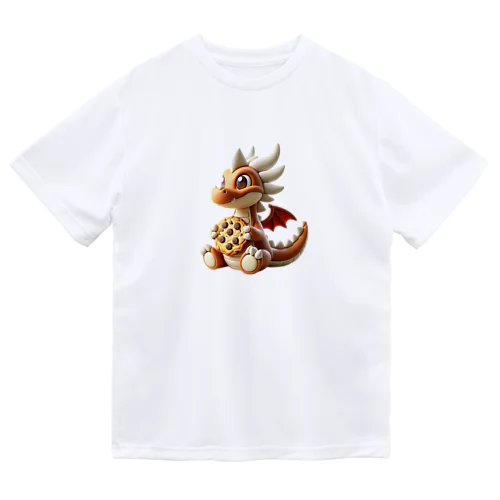 ドラゴンとビスケット ドライTシャツ