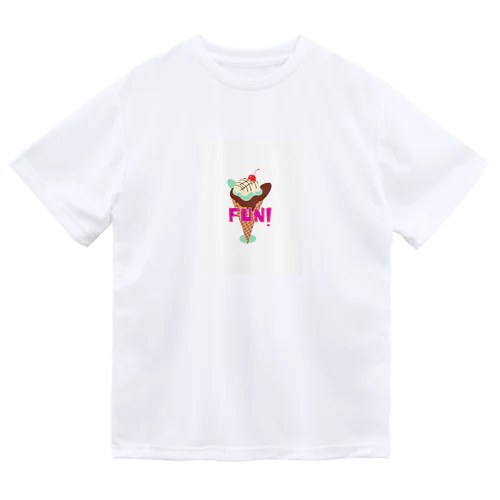 fun！チョコミントアイス Dry T-Shirt