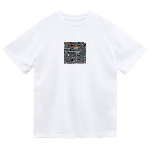 「道路マップ迷路」 Dry T-Shirt
