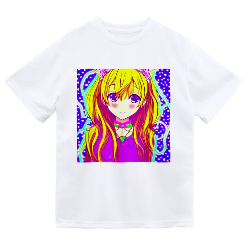 金髪優しげ★きゅぴきゅぴガール Dry T-Shirt