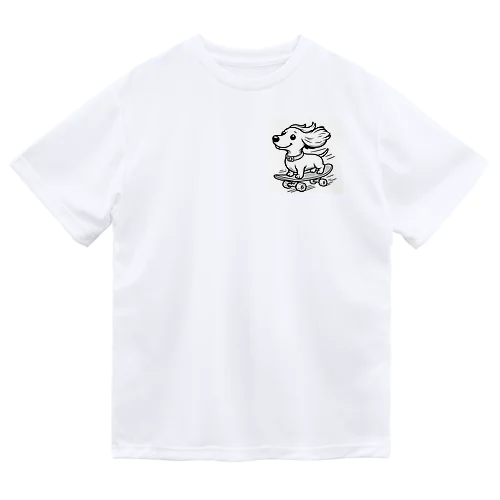 スケボー犬ライダー Dry T-Shirt