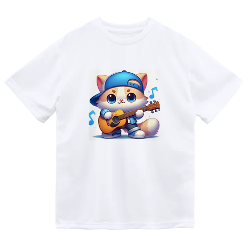 にゃんこ🐱のリズムにノッテ🎵 ドライTシャツ